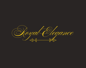 Royal Elegant Script logo design