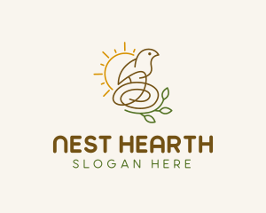 Sun Bird Nest  logo