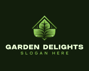 Leaf Garden Plant logo design