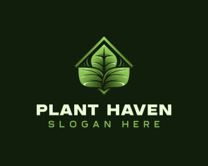 Leaf Garden Plant logo design