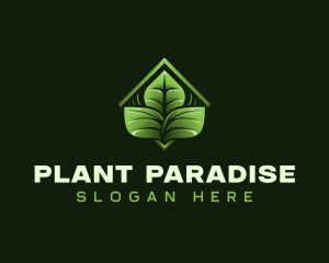 Leaf Garden Plant logo design