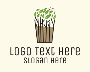 Tree Plant Tea logo design