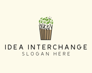 Tree Plant Tea logo design