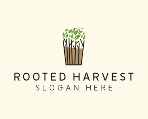 Tree Plant Tea logo design