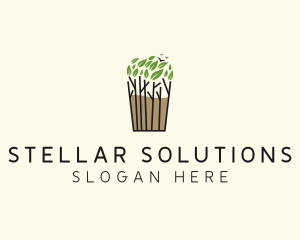 Tree Plant Tea logo design