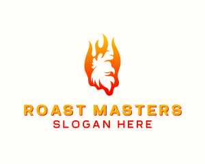 Flame Chicken Grill logo design