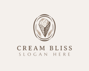 Ice Cream Dessert logo design