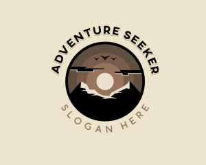 Mountain Peak Adventure logo design