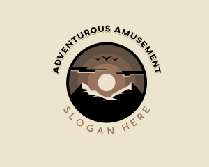 Mountain Peak Adventure logo design