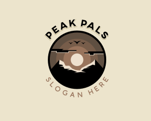 Mountain Peak Adventure logo design