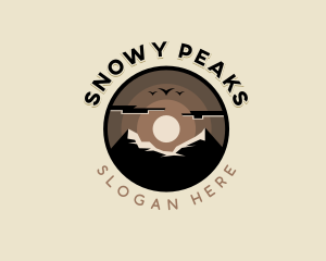 Mountain Peak Adventure logo design