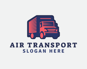 Deliver Truck Courier logo design