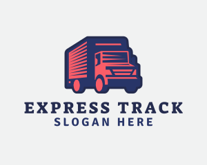 Deliver Truck Courier logo design