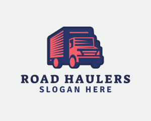 Deliver Truck Courier logo design