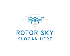 Drone Videography Tech logo design