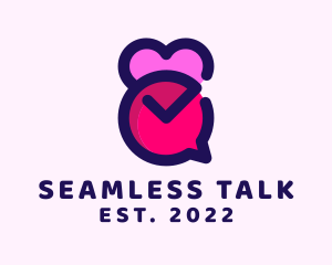 Dating Chat Application logo design