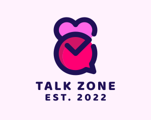 Dating Chat Application logo design