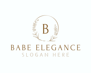 Elegant Flower Boutique logo design