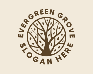 Tree Forest Eco Park logo design