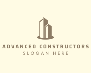 Modern Real Estate Building logo design