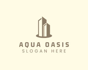 Modern Real Estate Building logo design