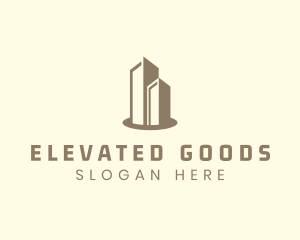 Modern Real Estate Building logo design