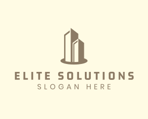 Modern Real Estate Building logo design