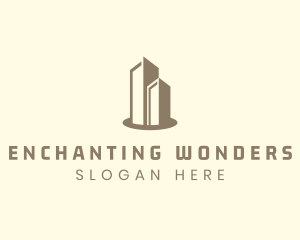 Modern Real Estate Building logo design