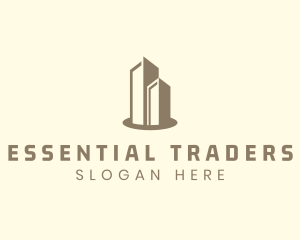 Modern Real Estate Building logo design