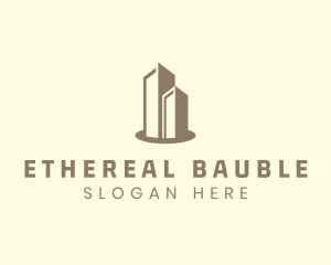 Modern Real Estate Building logo design