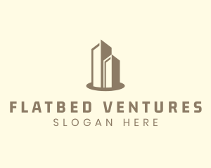 Modern Real Estate Building logo design