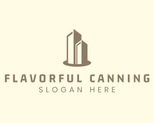 Modern Real Estate Building logo design