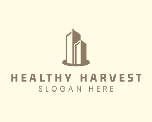 Modern Real Estate Building logo design