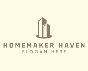 Modern Real Estate Building logo design