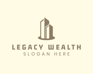 Modern Real Estate Building logo design