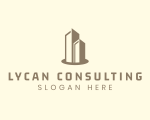 Modern Real Estate Building logo design