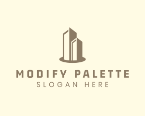 Modern Real Estate Building logo design