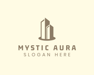 Modern Real Estate Building logo design