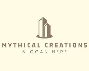 Modern Real Estate Building logo design