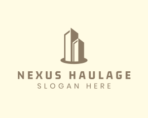 Modern Real Estate Building logo design