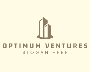 Modern Real Estate Building logo design