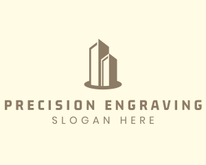 Modern Real Estate Building logo design