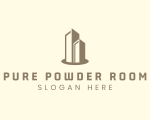 Modern Real Estate Building logo design