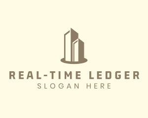 Modern Real Estate Building logo design