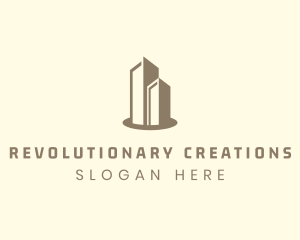 Modern Real Estate Building logo design