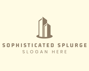 Modern Real Estate Building logo design