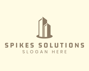 Modern Real Estate Building logo design