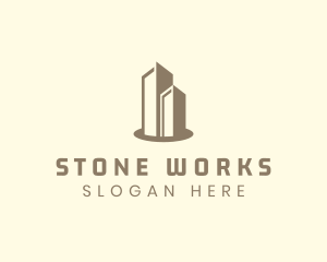 Modern Real Estate Building logo design