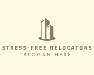 Modern Real Estate Building logo design