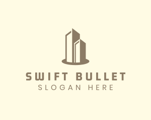 Modern Real Estate Building logo design